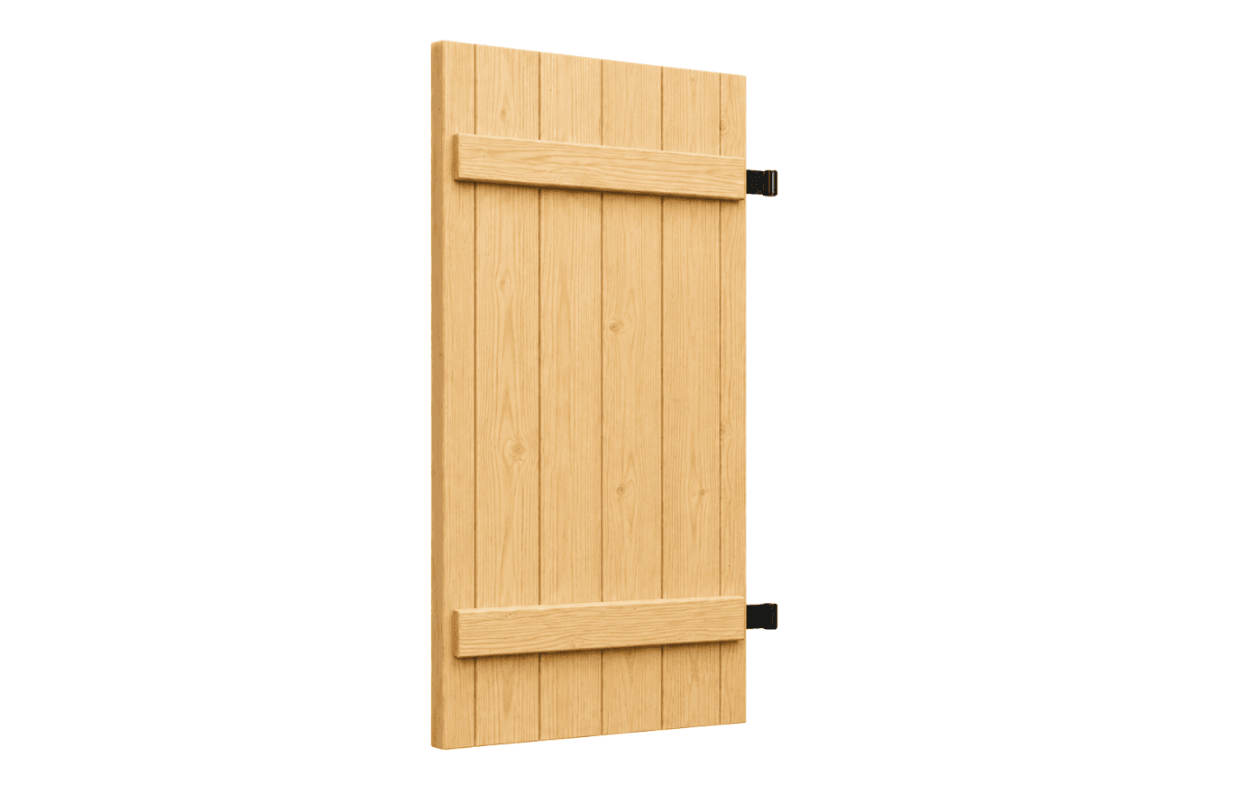 Volet Battant bois sapin épaisseur 27mm - Barres