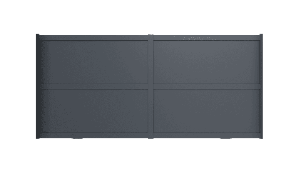 Portail coulissant aluminium manuel - Solstice