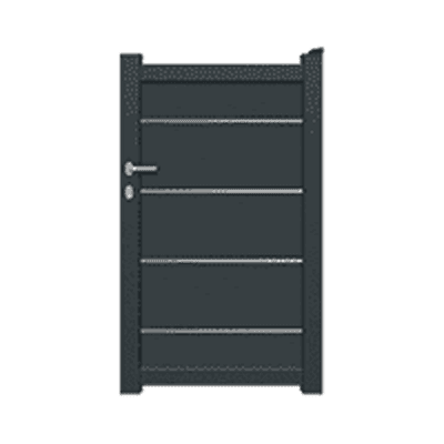 Portillon Aluminium décoratif - Soulaire