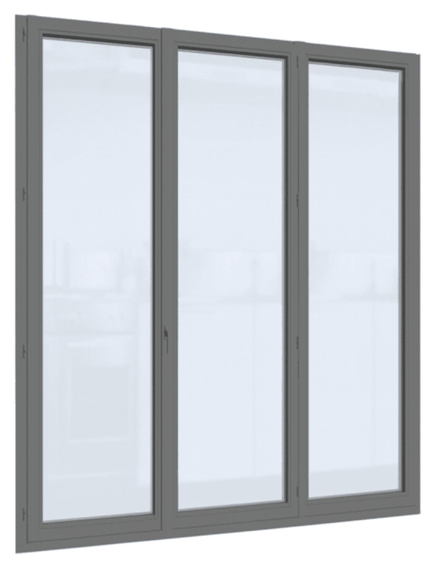 Porte-fenêtre PVC - Premium - 3 Vantaux