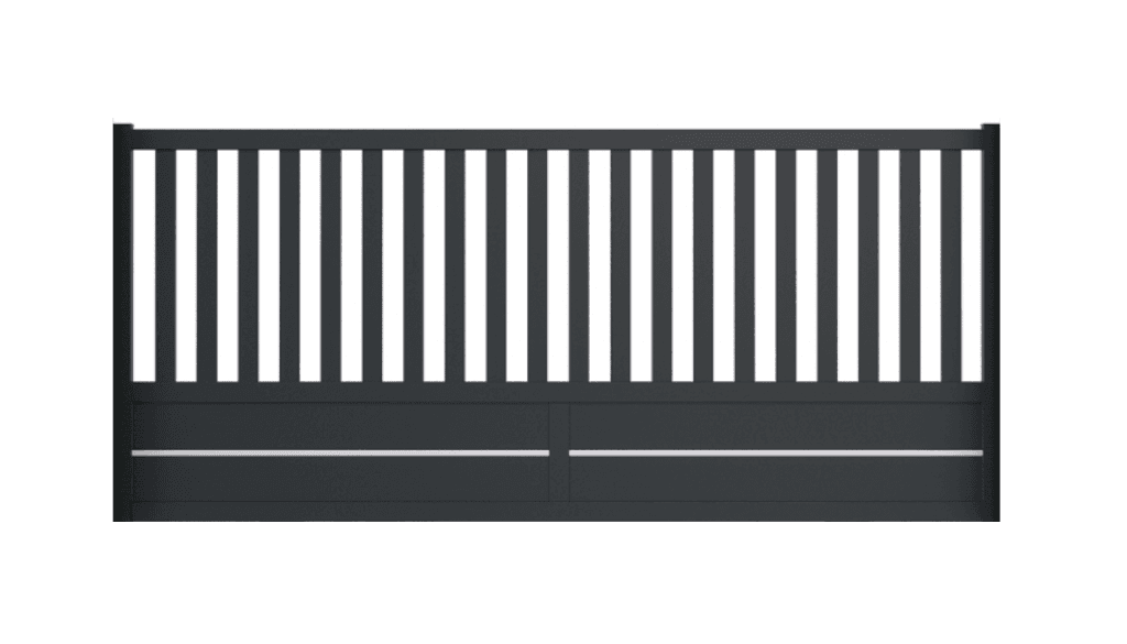Portail coulissant aluminium manuel - Stratus