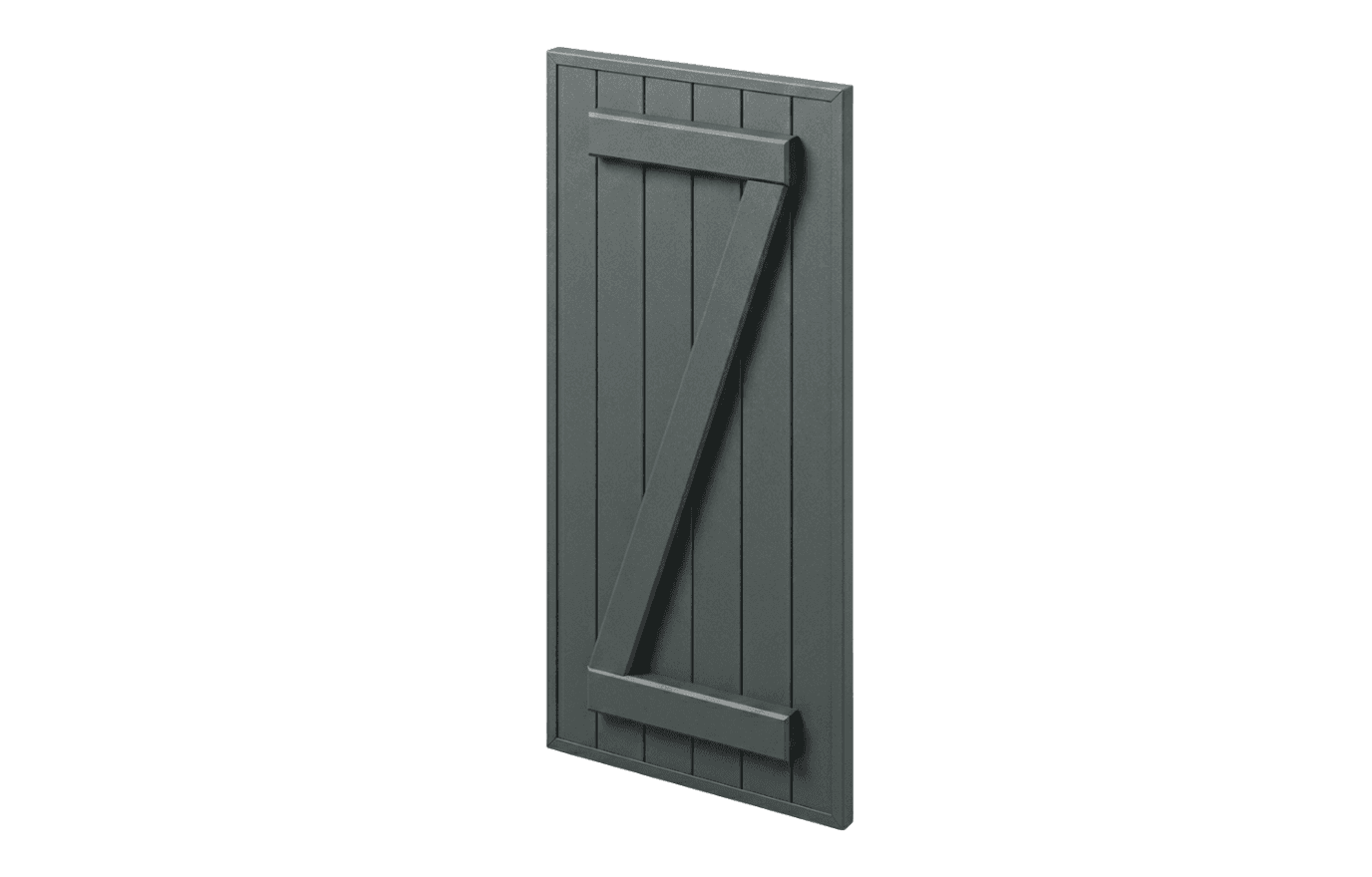 Volet Battant aluminium extrudé épaisseur 27mm - Barres & écharpes