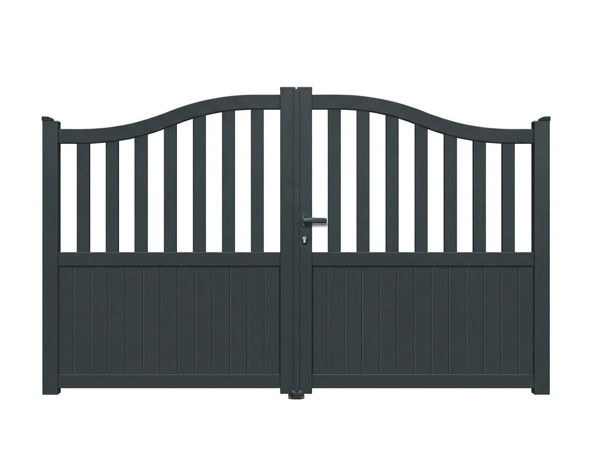 Portail battant aluminium manuel - Libeccio