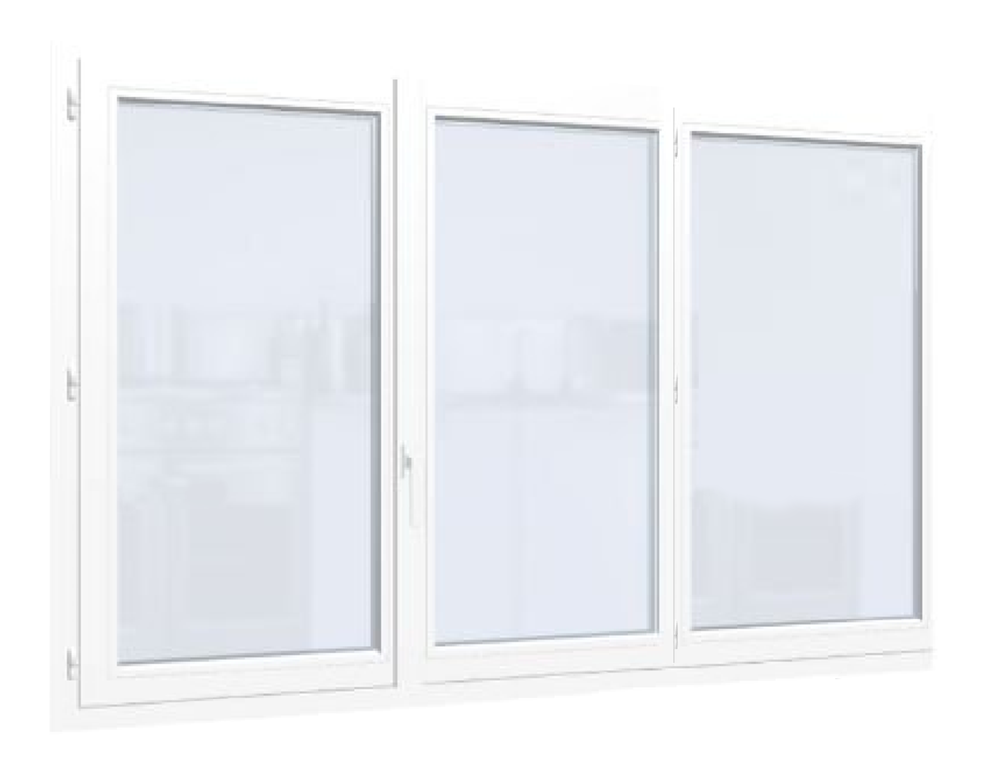 Fenêtre PVC - Confort - 3 Vantaux