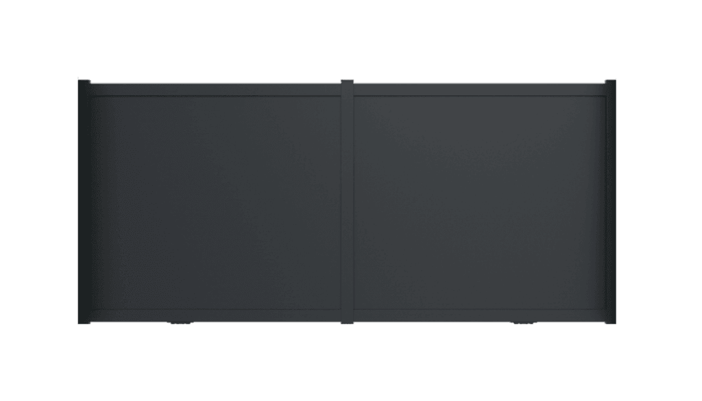 Portail coulissant aluminium manuel - Llevant