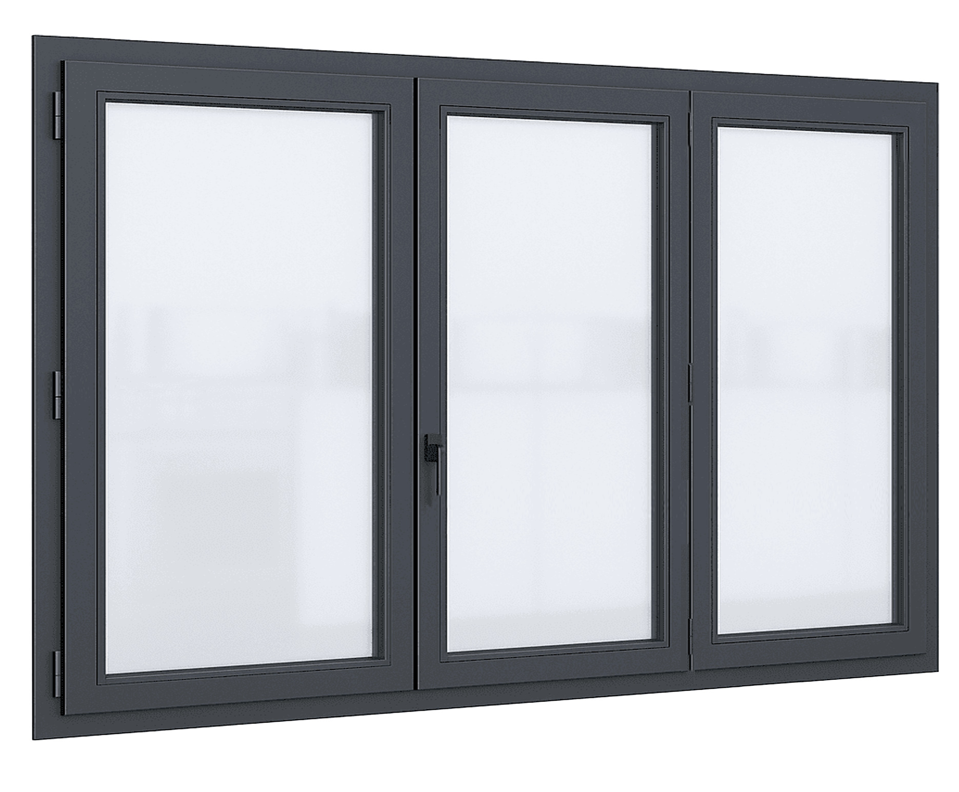 Fenêtre PVC - Premium - 3 Vantaux
