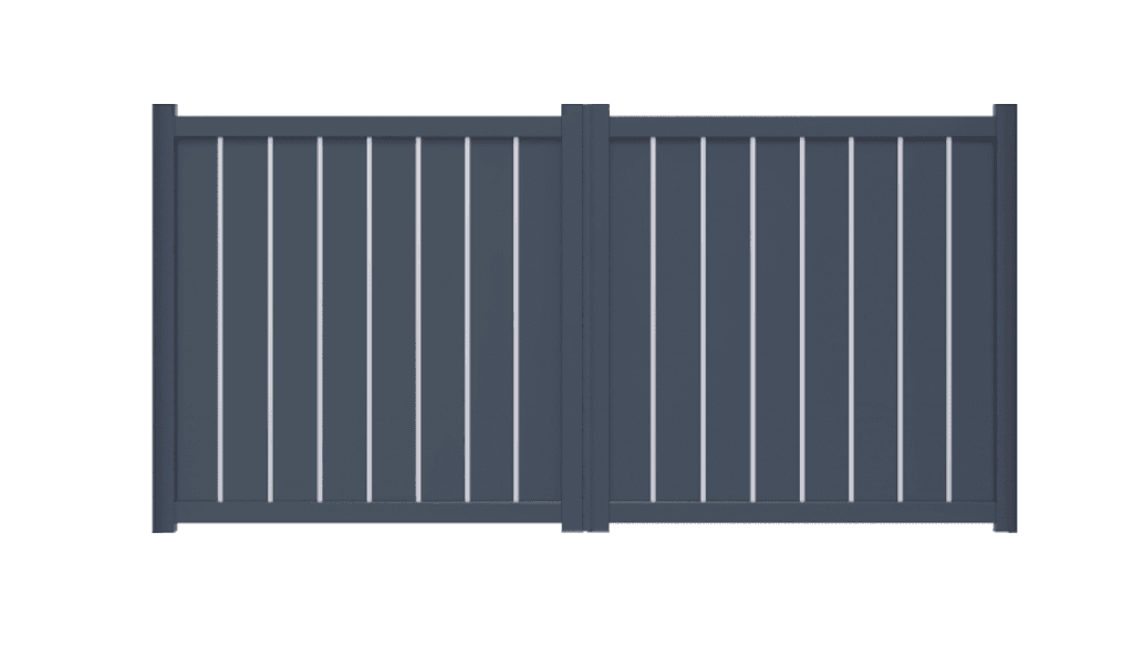 Portail battant aluminium manuel - Aurore