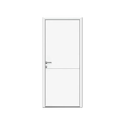 Porte d'entrée aluminium panneau plein alunox - Vyrta