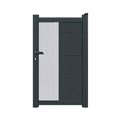 Portillon Aluminium semi-ajouré - Balaguere