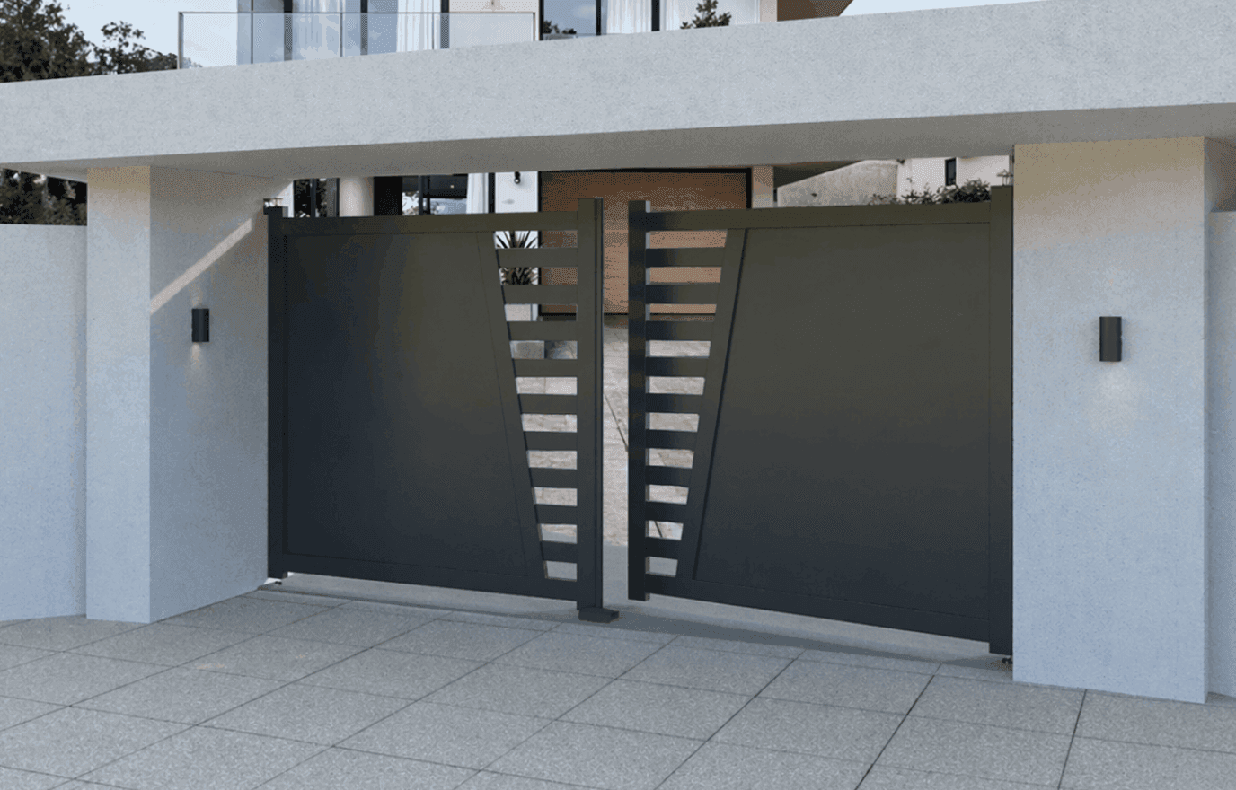 Portail battant aluminium - Equinox