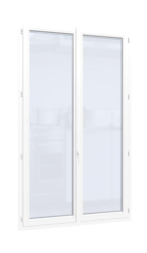 Porte-fenêtre PVC - Confort - 2 Vantaux