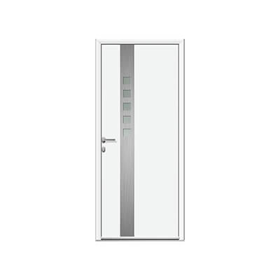 Porte d'entrée aluminium panneau vitré - Etna