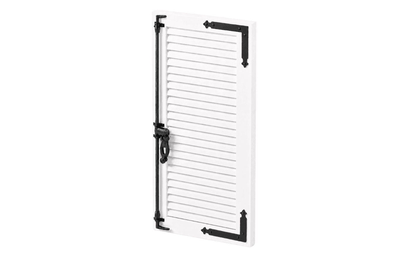 Volet Battant PVC épaisseur 36mm - Persienne lames ajourées