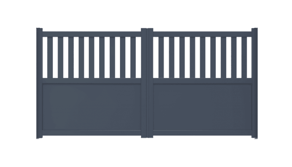 Portail battant aluminium manuel - Aura