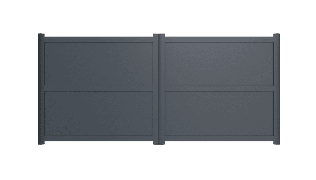 Portail battant aluminium manuel - Solstice