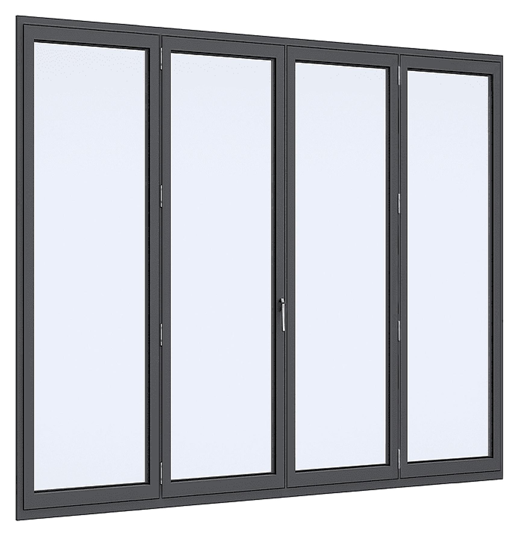 Porte-fenêtre PVC - Premium - 4 Vantaux