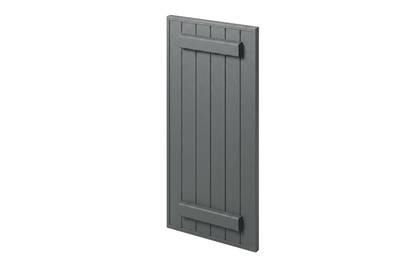 Volet Battant aluminium extrudé épaisseur 27mm - Barres
