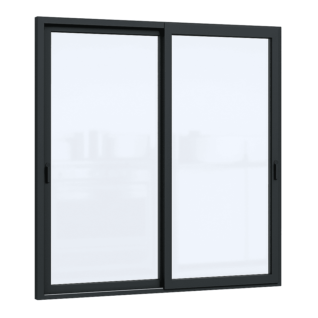 Baie coulissante Aluminium - Eco - 2 Vantaux