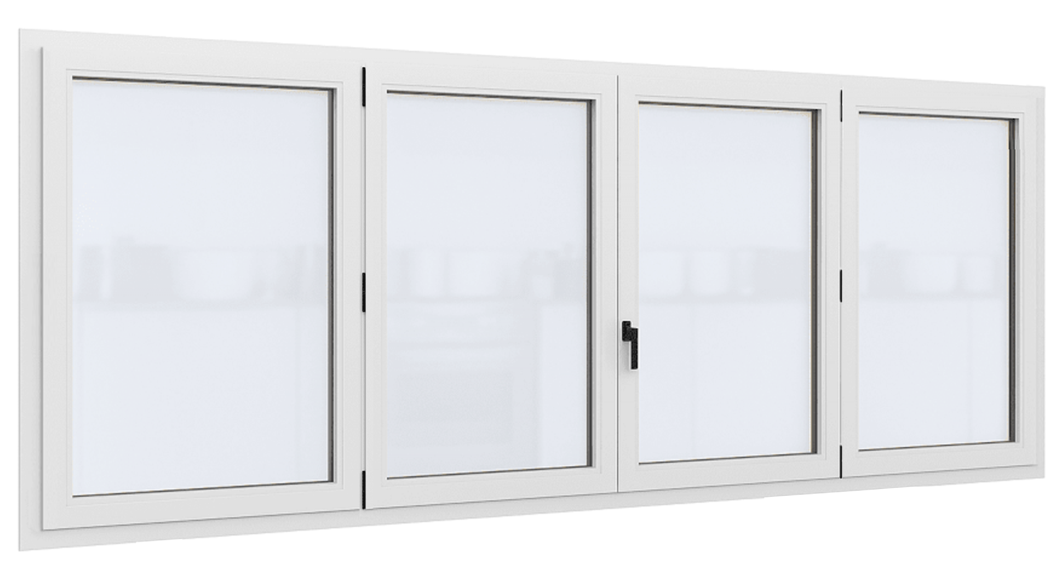 Fenêtre PVC - Eco - 4 Vantaux