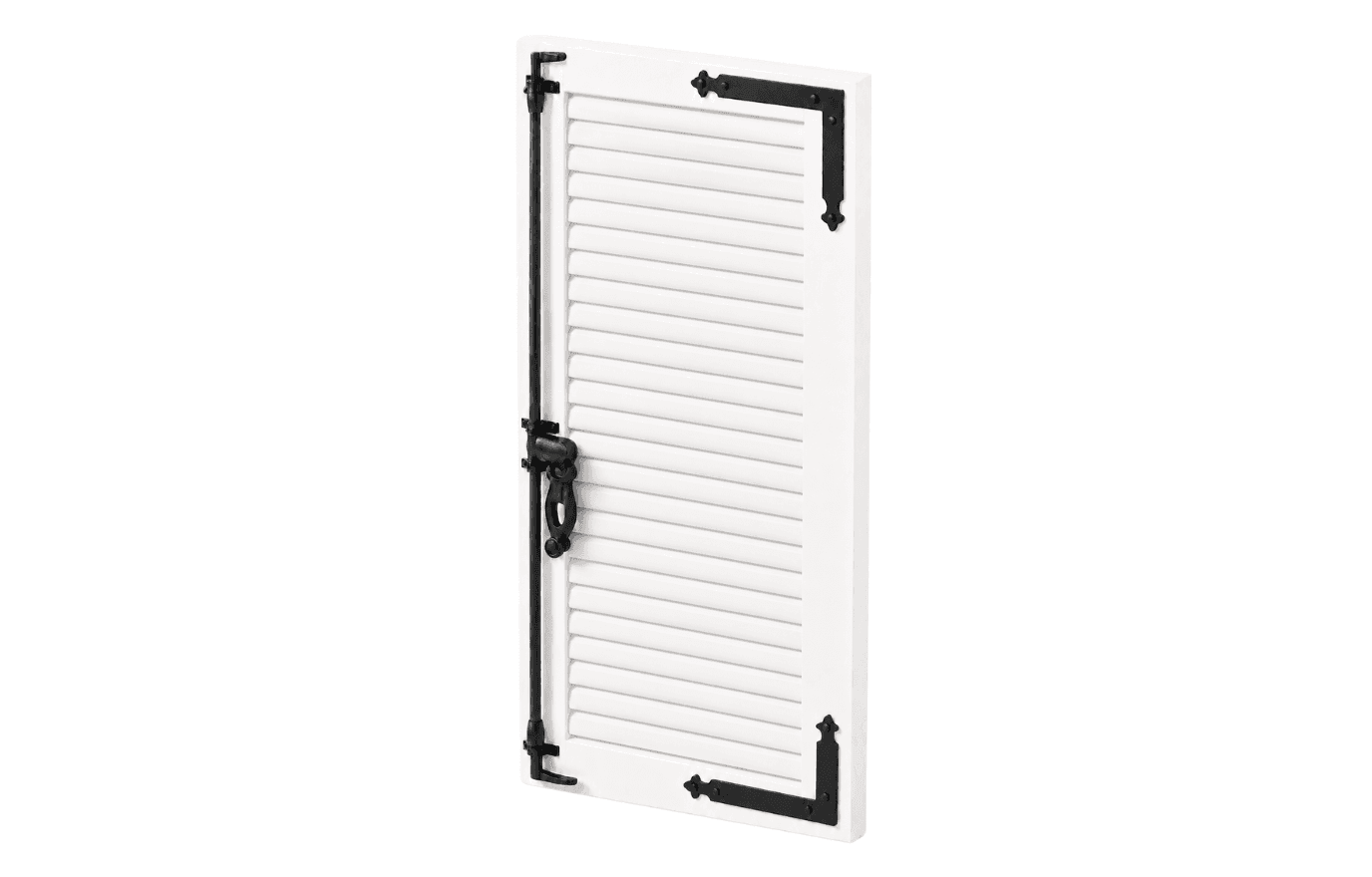 Volet Battant PVC épaisseur 36mm - Persienne lames non ajourées