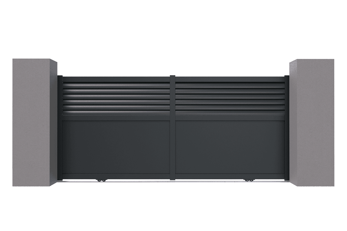 Portail coulissant aluminium - Haliade