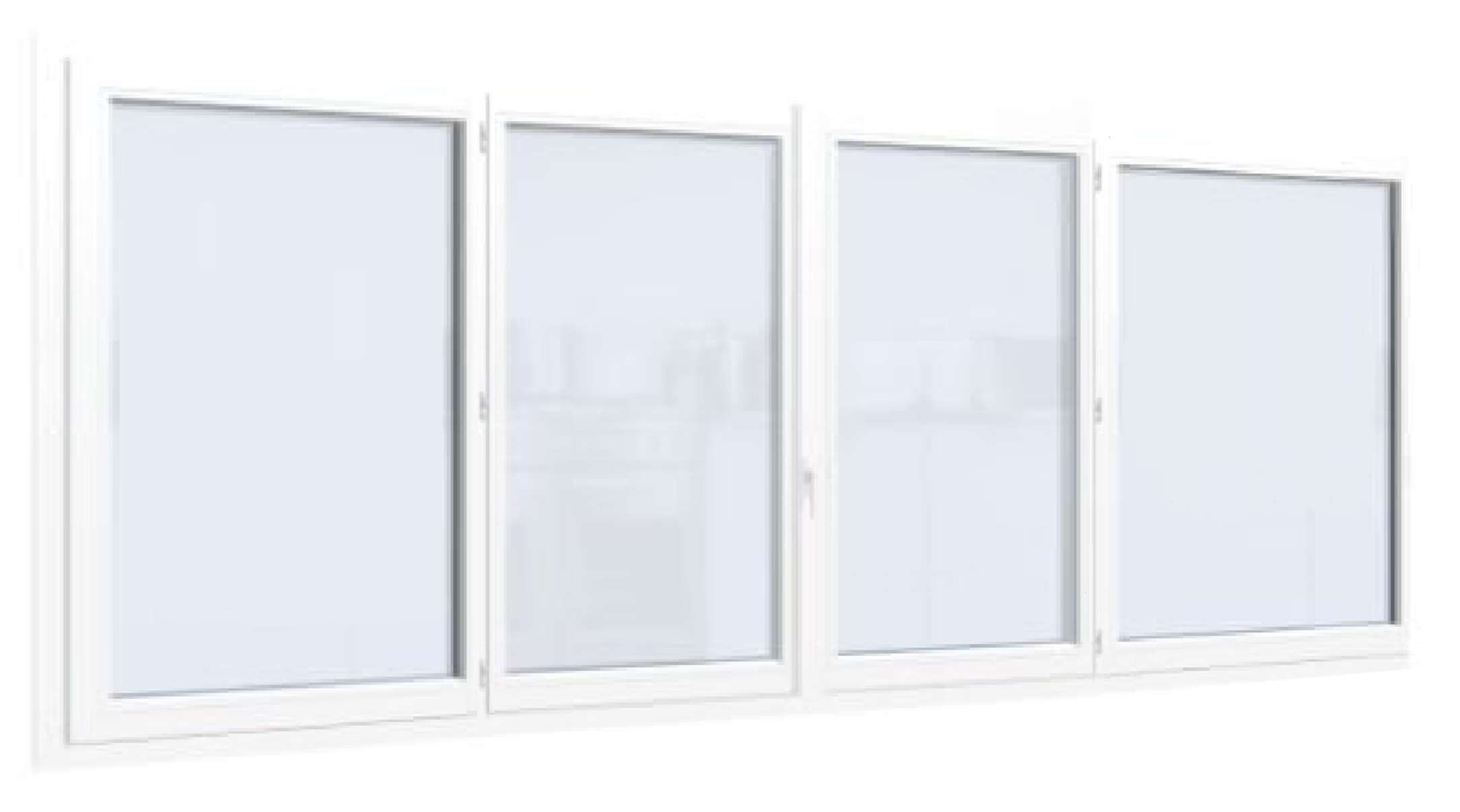 Fenêtre PVC - Confort - 4 Vantaux