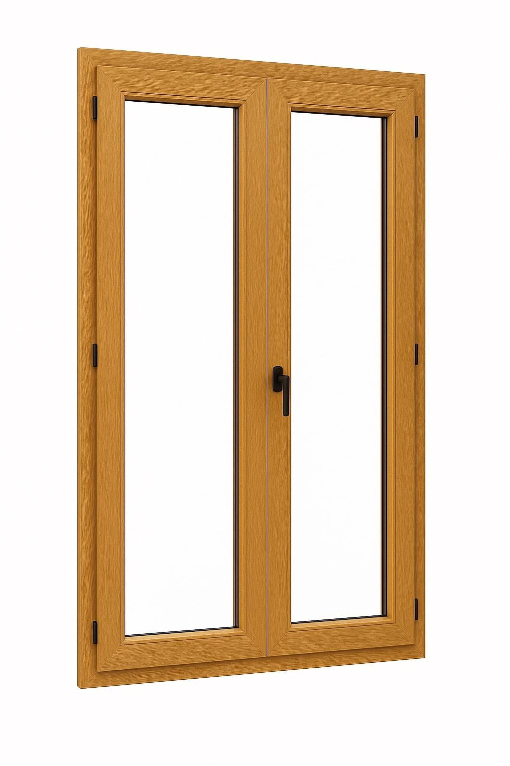 Porte-fenêtre Chêne - Premium - 2 vantaux