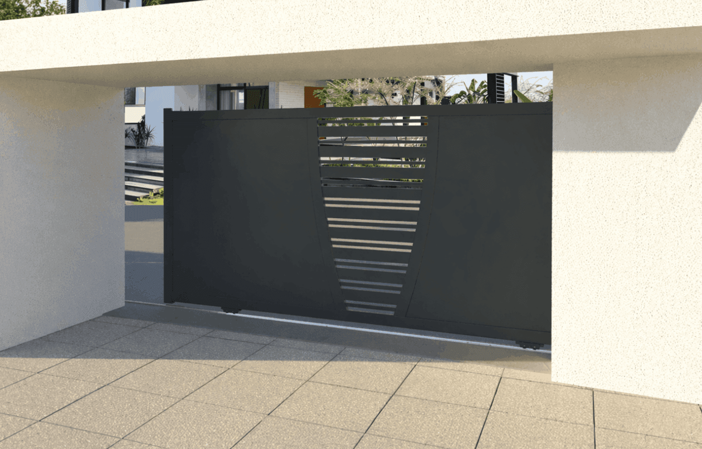 Portail coulissant aluminium - Zenith