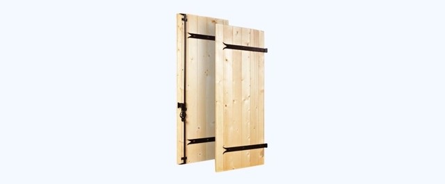Volets battants en bois