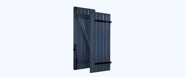 Volets battants en aluminium