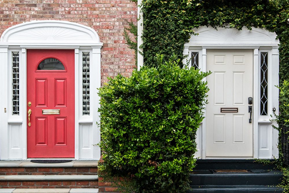 rénovation de porte d'entrée