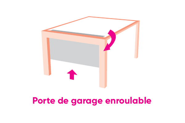 Porte de garage enroulable maison du menuisier